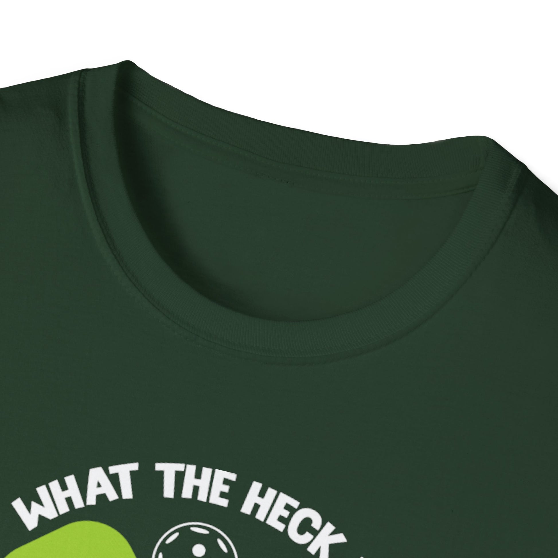 Women's Funny Pickleball T-shirt - What the Heck Is Pickleball?