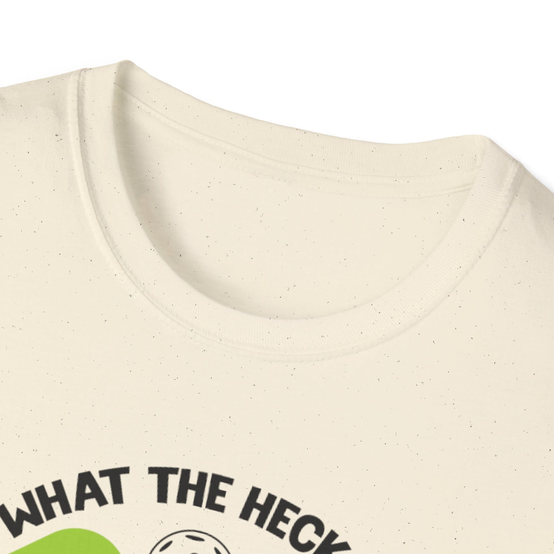 Men's Funny Pickleball T-shirt - What the Heck Is Pickleball?