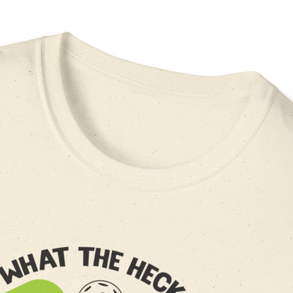 Men's Funny Pickleball T-shirt - What the Heck Is Pickleball?