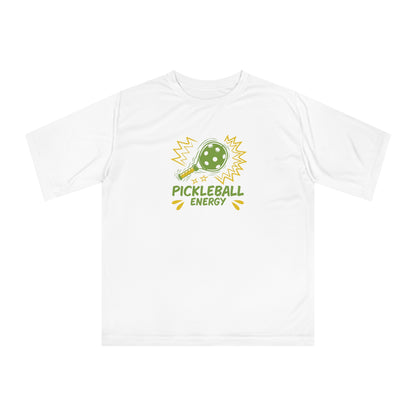 Men's Durable Pickleball T-shirt - Pickleball Energy White