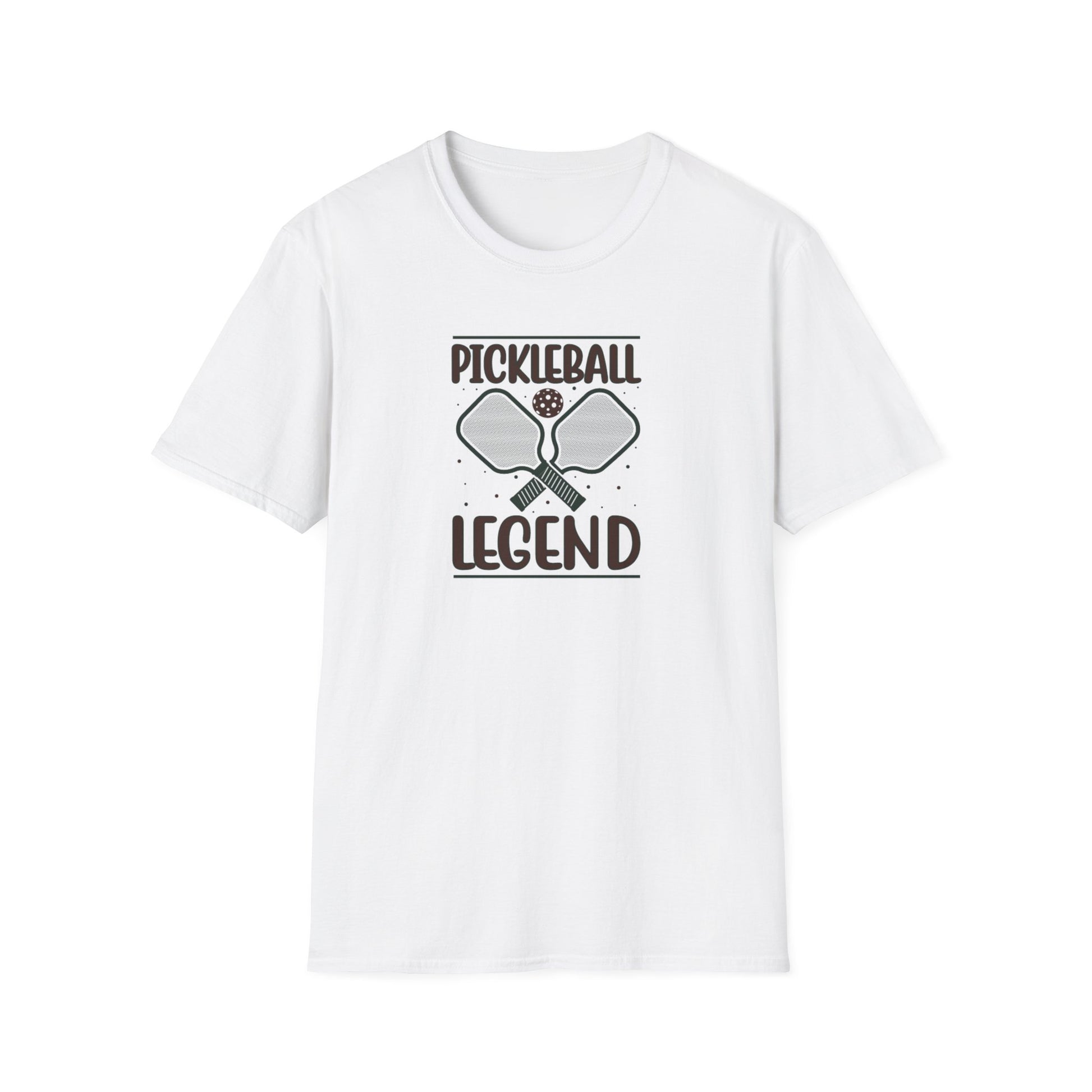 Women's Cute Pickleball T-shirt - Pickleball Legend White