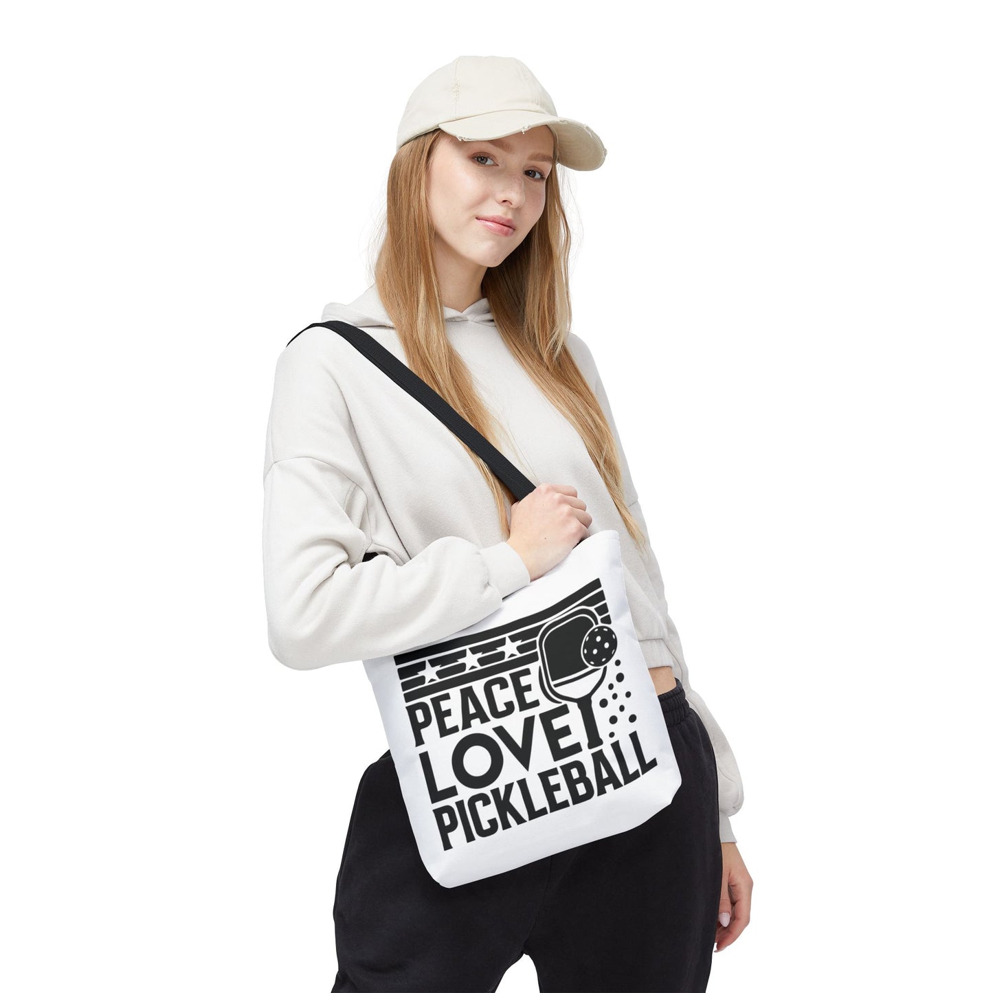 Pickleball Bold Tote Bag - Peace Love Pickleball