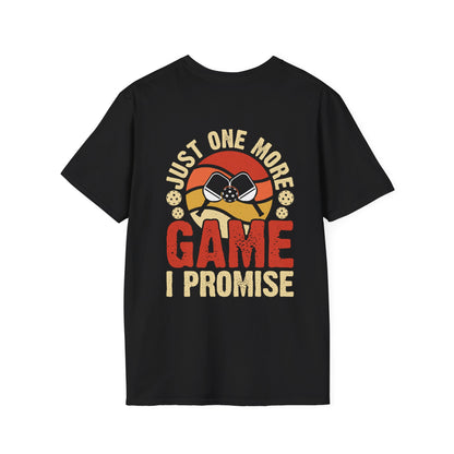 Men's Funny Pickleball T-Shirt - Just One More Game I Promise Retro