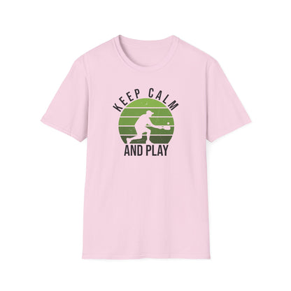 Women's Playful Pickleball T-shirt - Keep Calm and Play