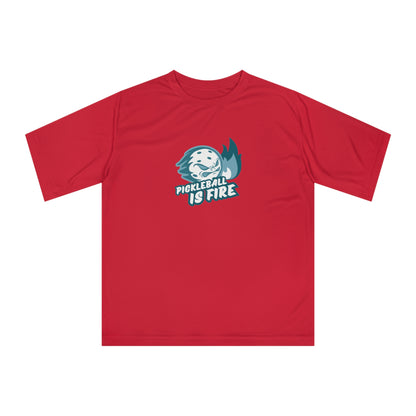 Women's Funny Pickleball T-Shirt - Pickleball Is Fire Red