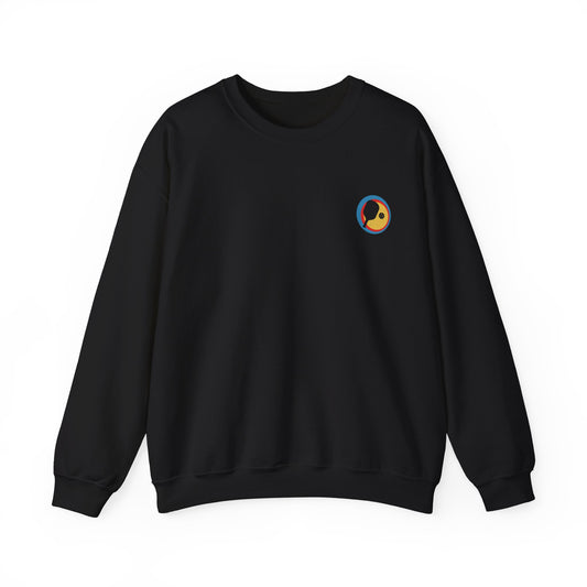 Men's Cool Pickleball Sweatshirt - Eat Sleep Pickleball Repeat Retro Black