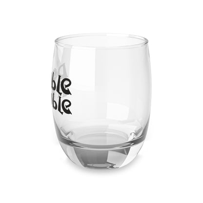 Pickleball Funny Whiskey Glass - Double Trouble