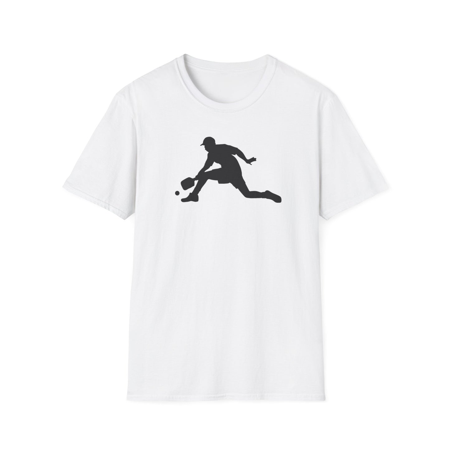 Men's Unique Pickleball T-shirt - Pickleball Player White