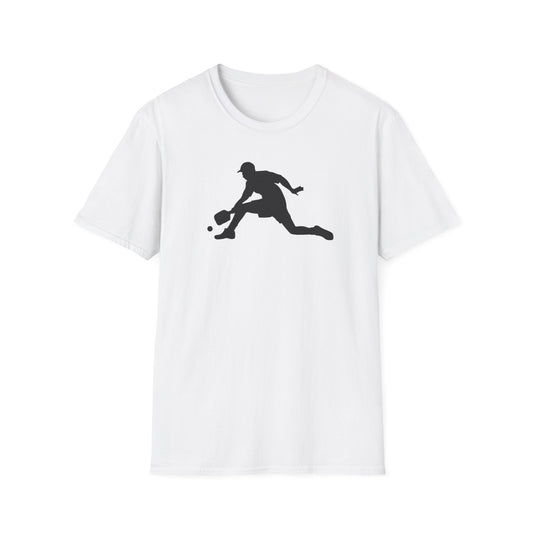Men's Unique Pickleball T-shirt - Pickleball Player White