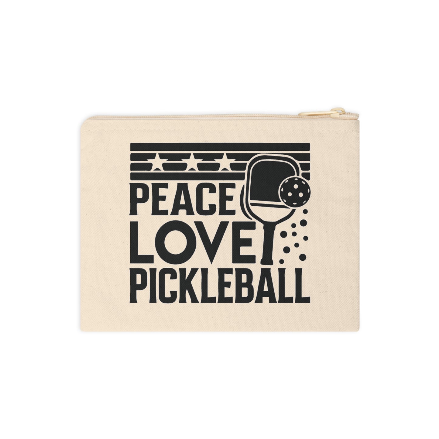 Pickleball Bold Pouch - Peace Love Pickleball