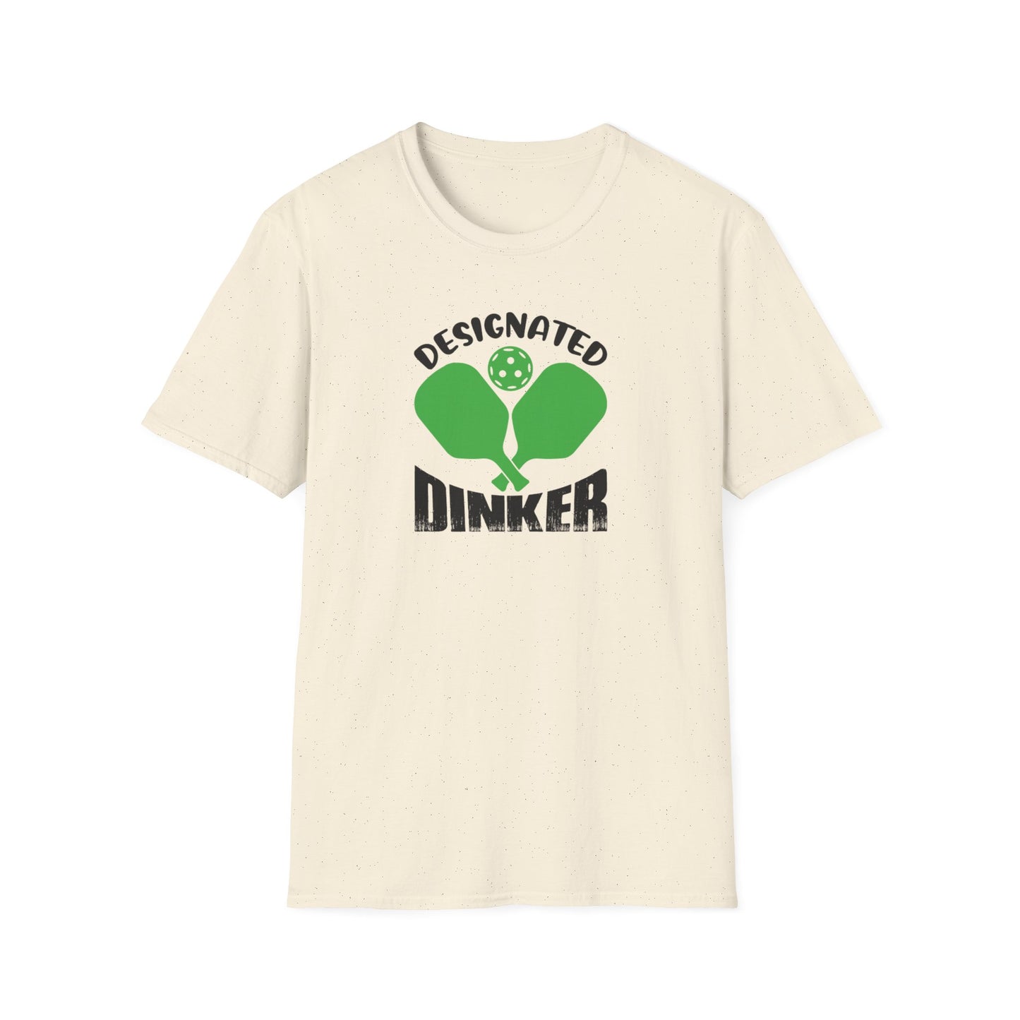 Men's Durable Pickleball T-shirt - Designated Dinker Beige