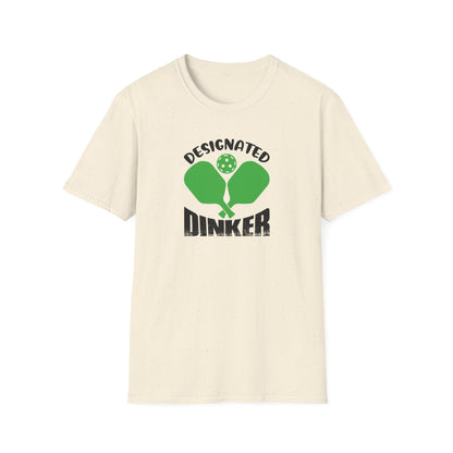 Men's Durable Pickleball T-shirt - Designated Dinker Beige