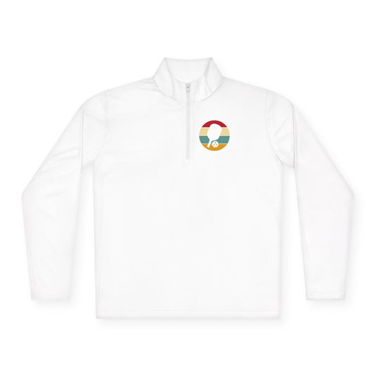 Women's Sporty Pickleball Pullover - Pickleball Retro White