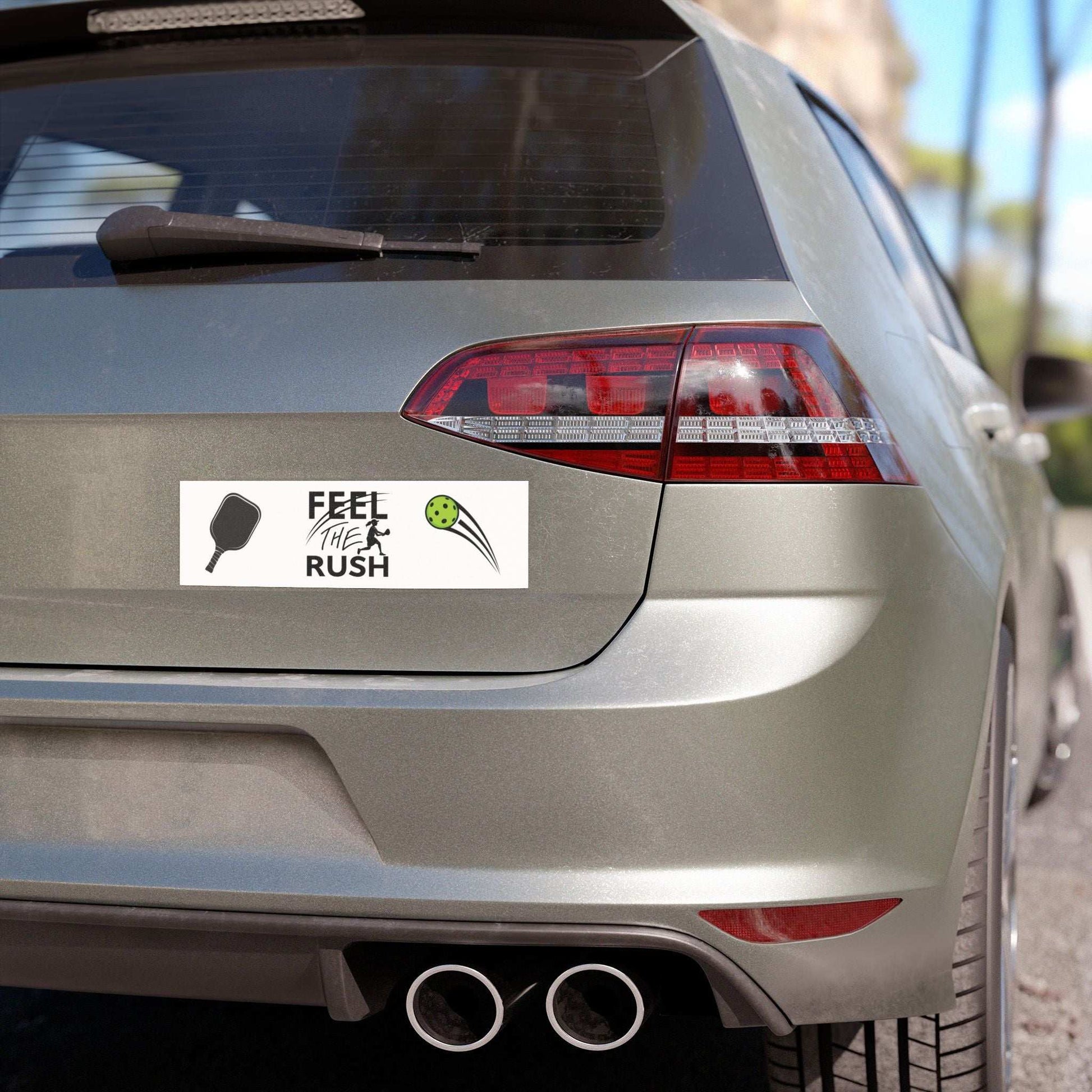 Pickleball Fun Car Magnet - Feel the Rush