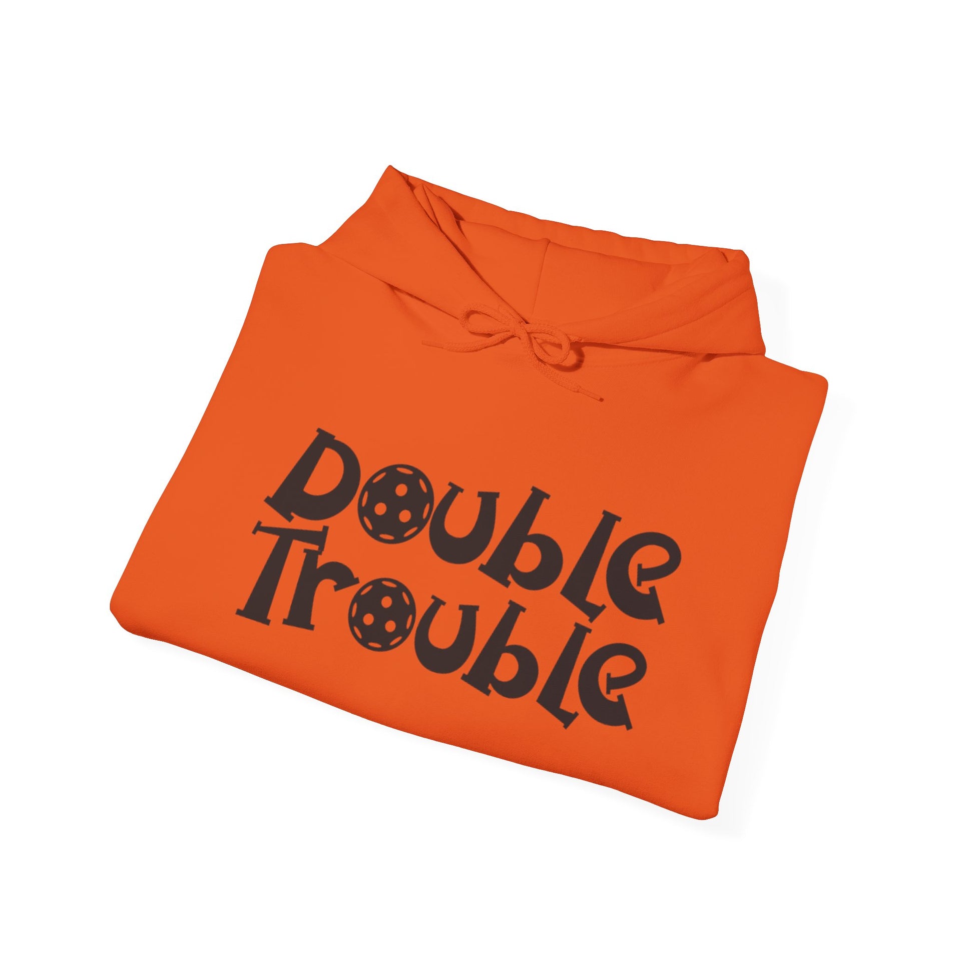 Men's Funny Pickleball Hoodie - Double Trouble