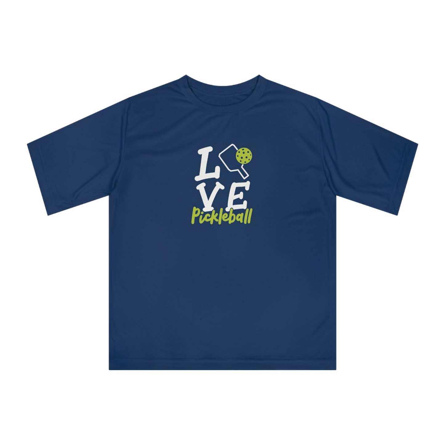 Women's Lightweight Pickleball T-shirt - Love Pickleball Navy