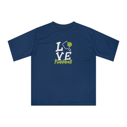 Women's Lightweight Pickleball T-shirt - Love Pickleball Navy