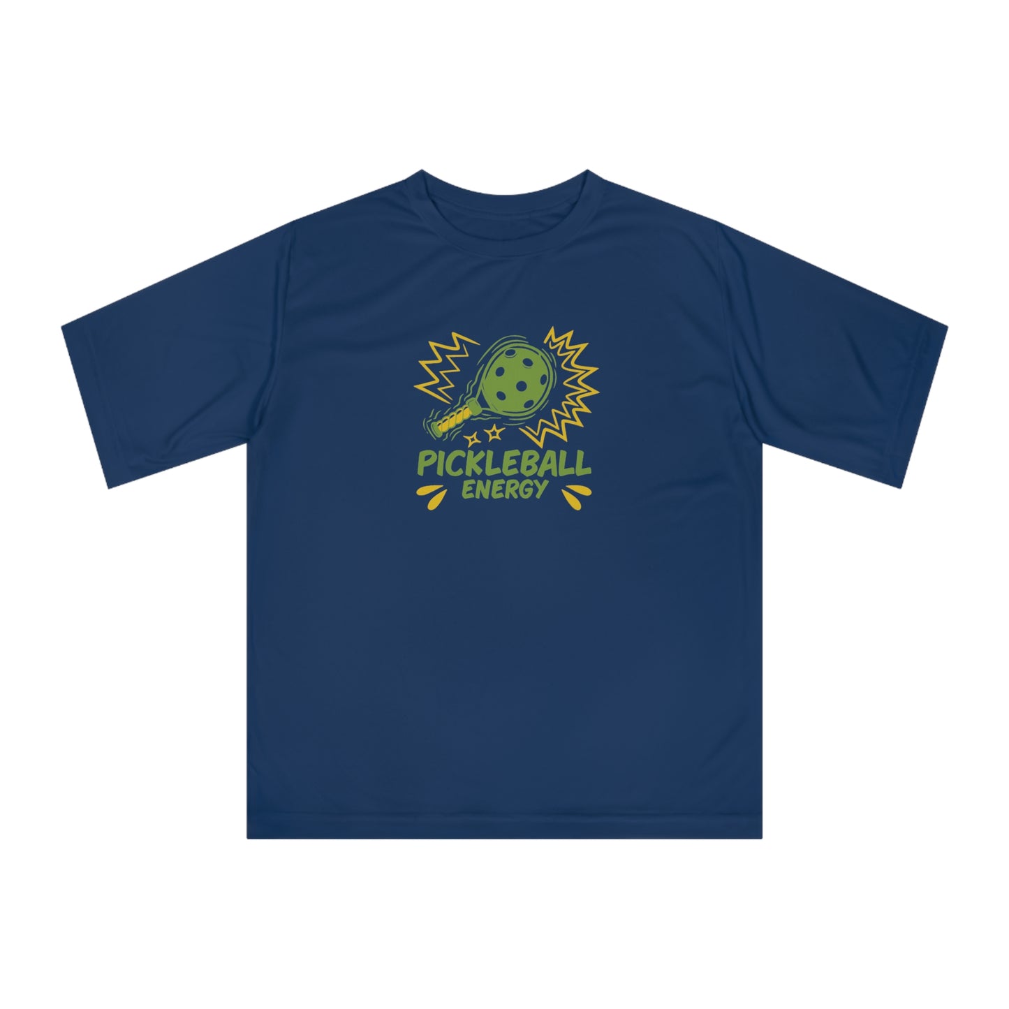 Men's Durable Pickleball T-shirt - Pickleball Energy Navy