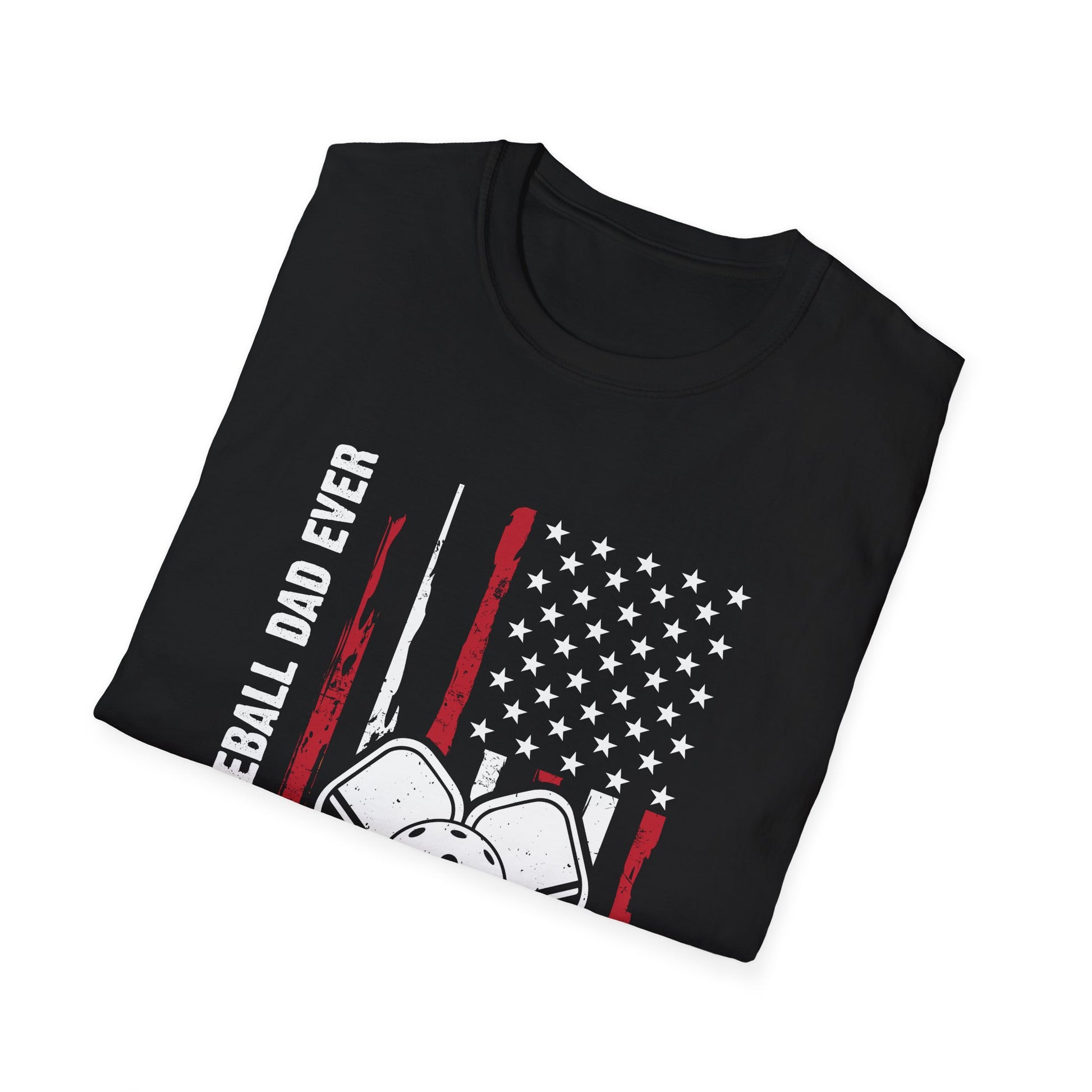 Men's Bold Pickleball T-shirt - Best Pickleball Dad Ever