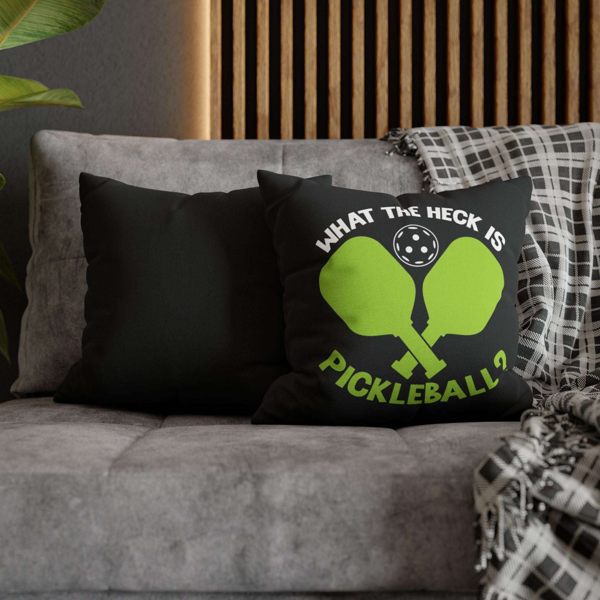 Pickleball Hilarious Pillowcase - What the Heck Is Pickleball?