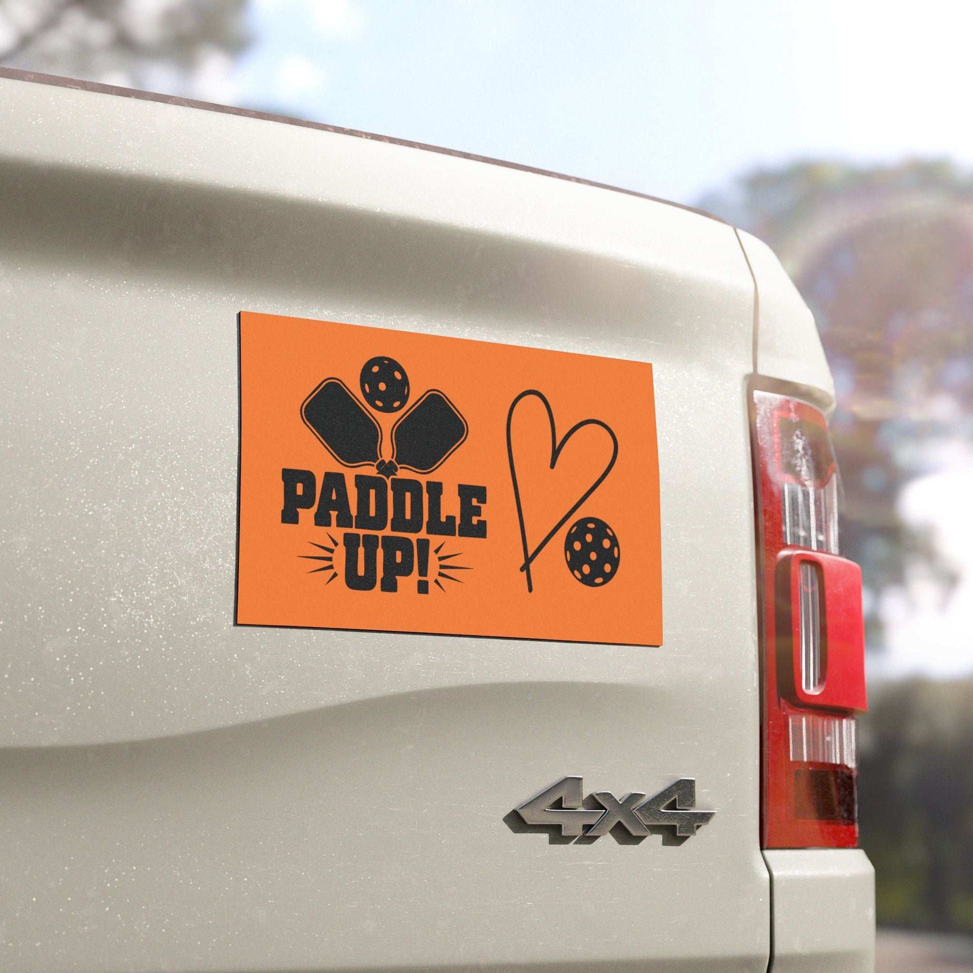 Pickleball Unique Car Magnet - Paddle Up