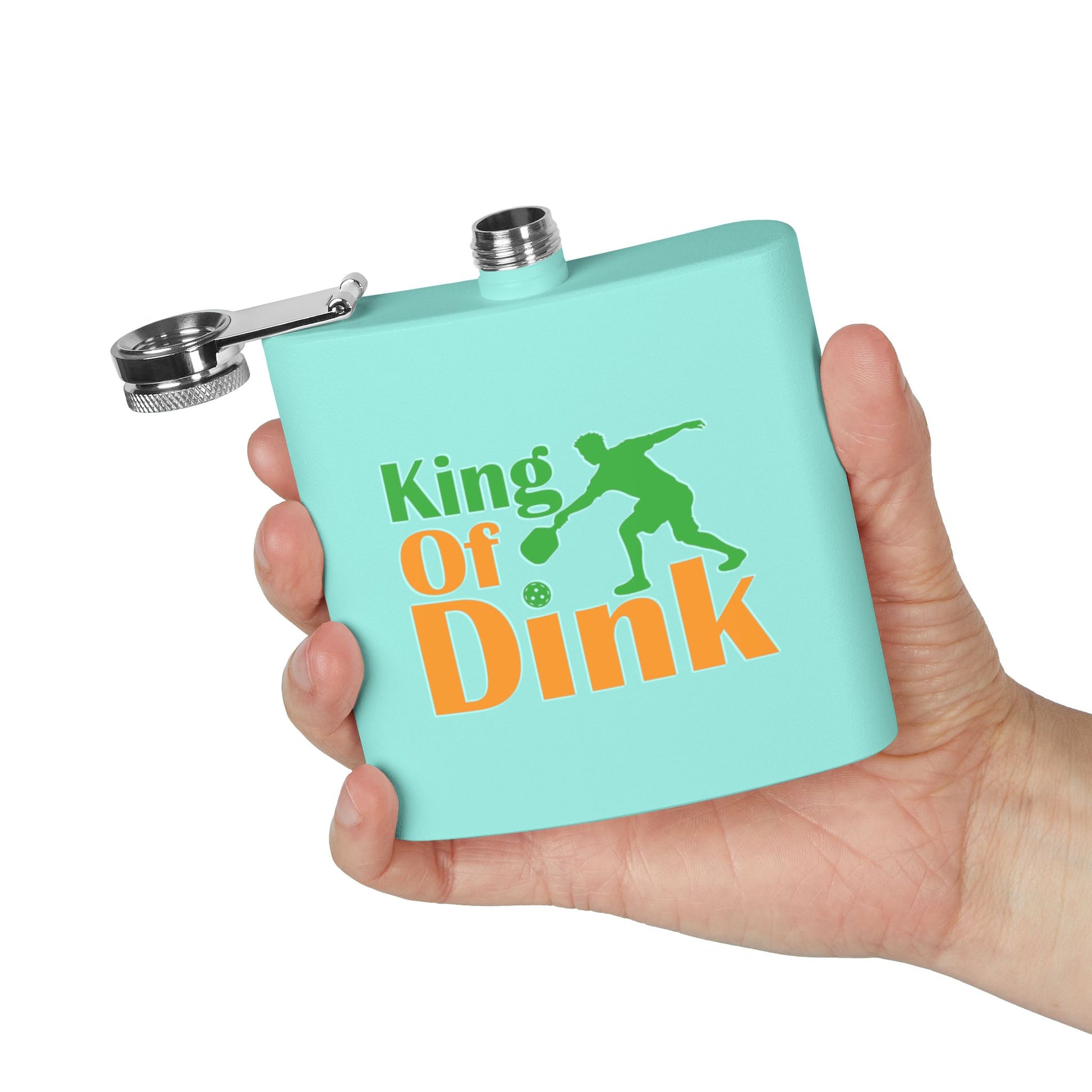Pickleball Playful Flask - King of Dink