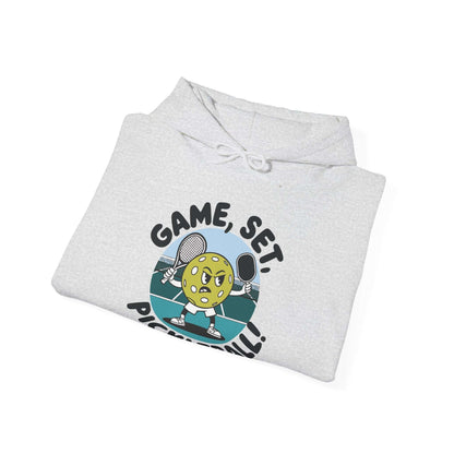 Men's Comfy Pickleball Hoodie - Game, Set, Pickleball