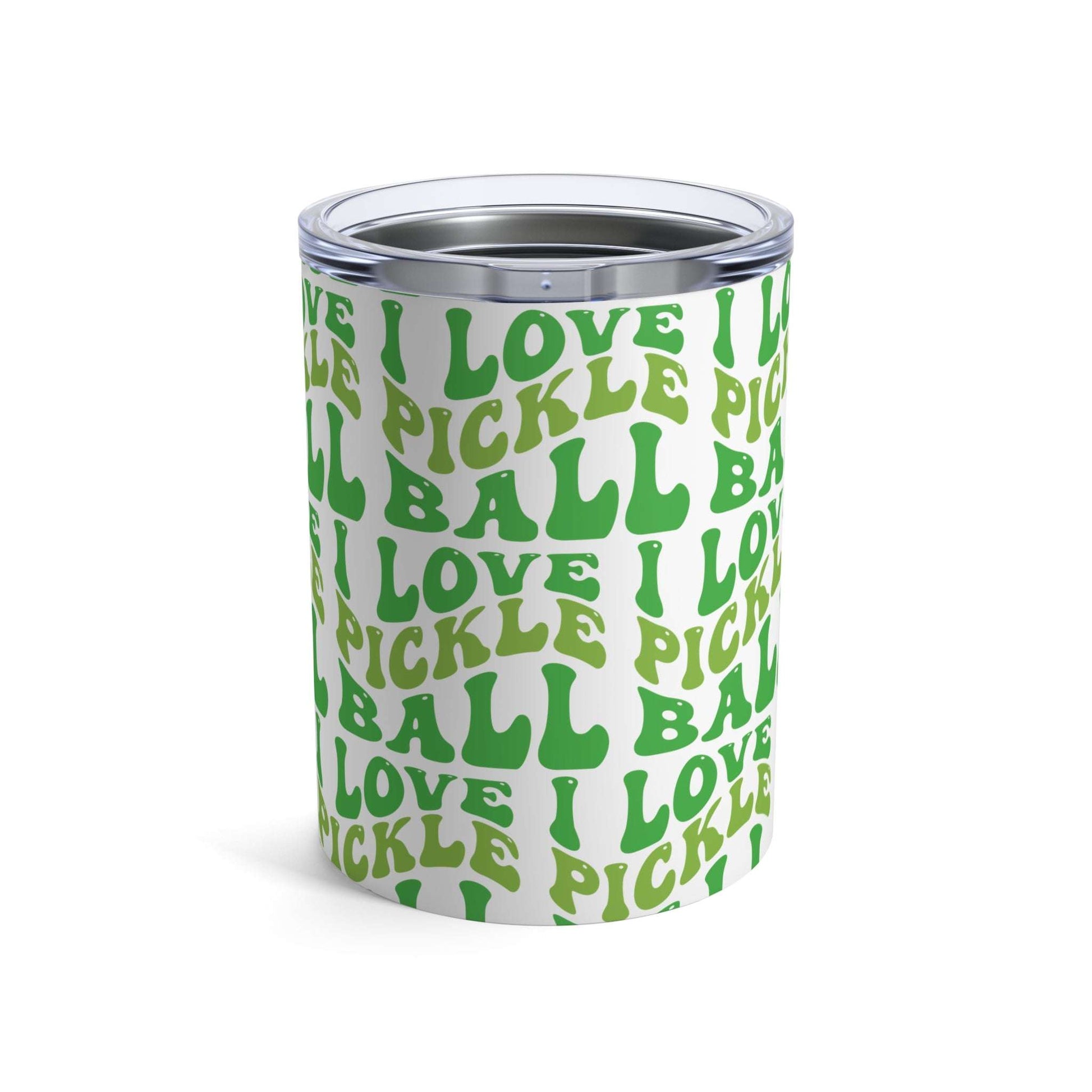 Pickleball Quirky Tumbler - I LOVE PICKLEBALL White