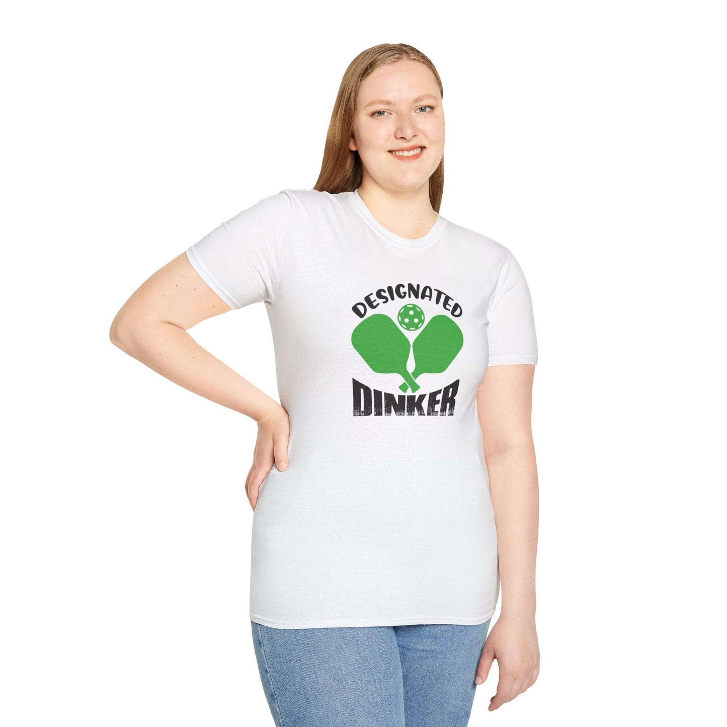 Women's Funny Pickleball T-shirt - Designated Dinker