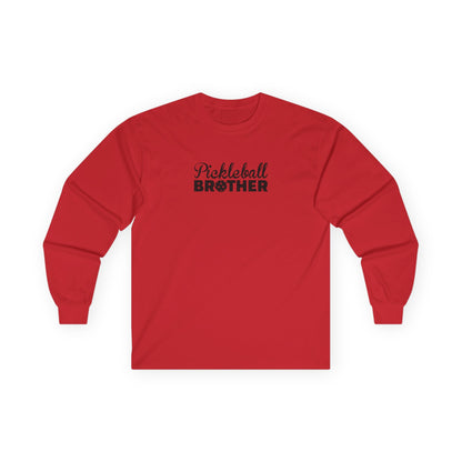 Men's Unique Pickleball Long Sleeves top - Pickleball Brother Red