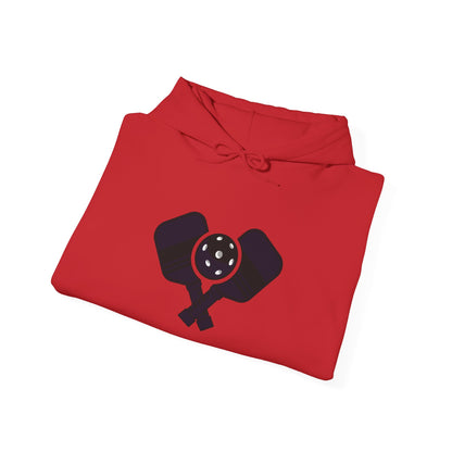 Men's Durable Pickleball Hoodie - Paddles and Ball