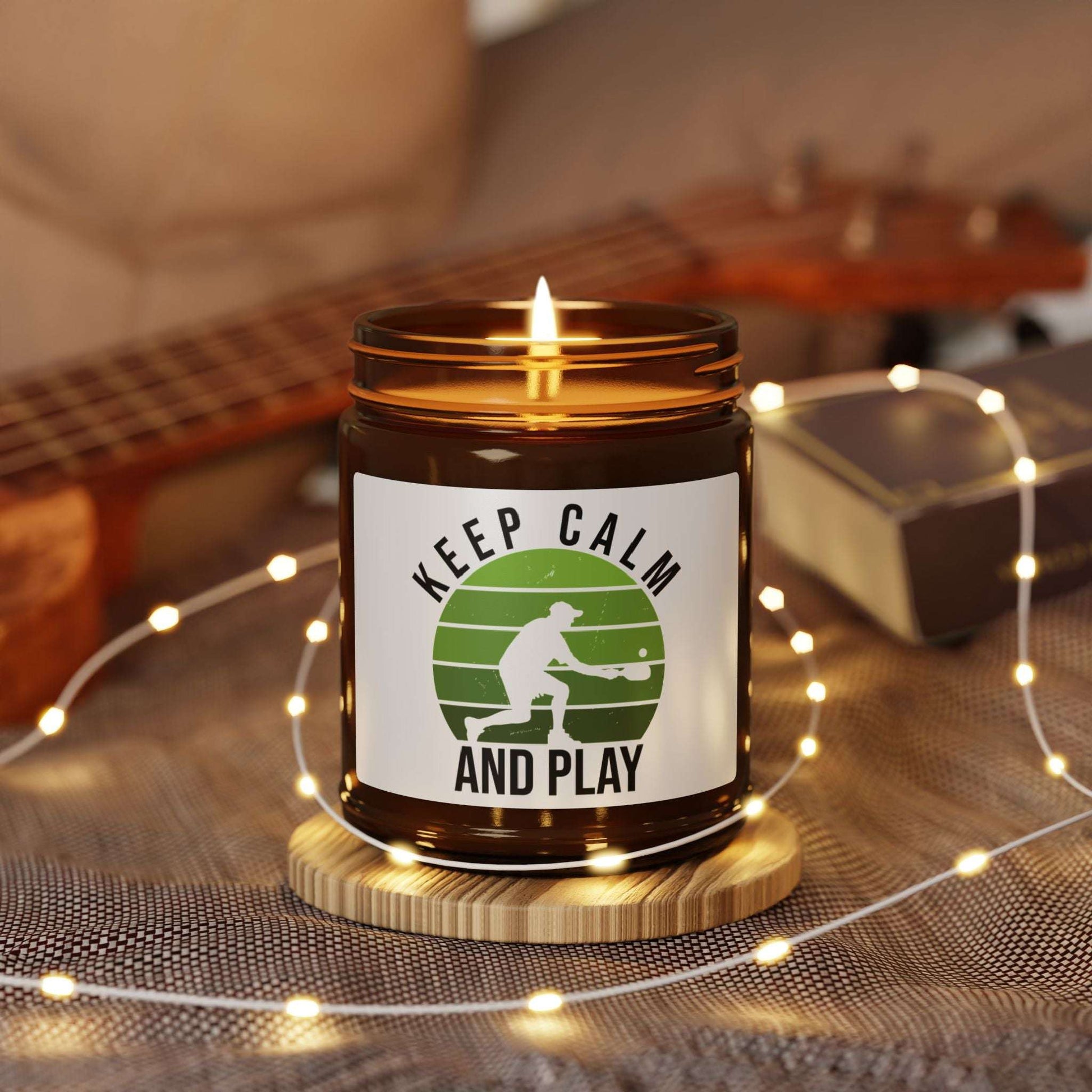 Pickleball Delightful Candle - Keep Calm and Play