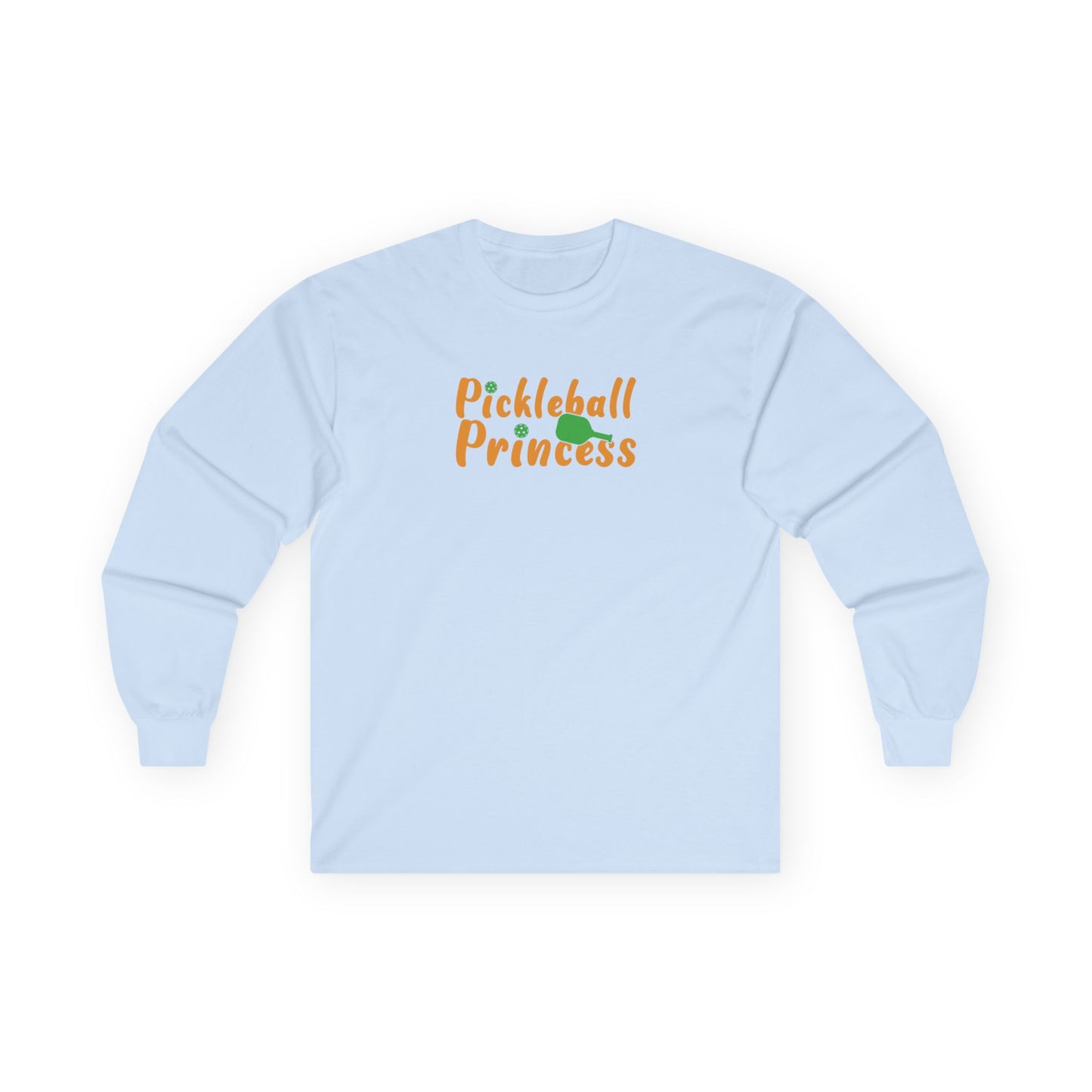 Women's Unique Pickleball Long Sleeves top - Pickleball Princess Blue