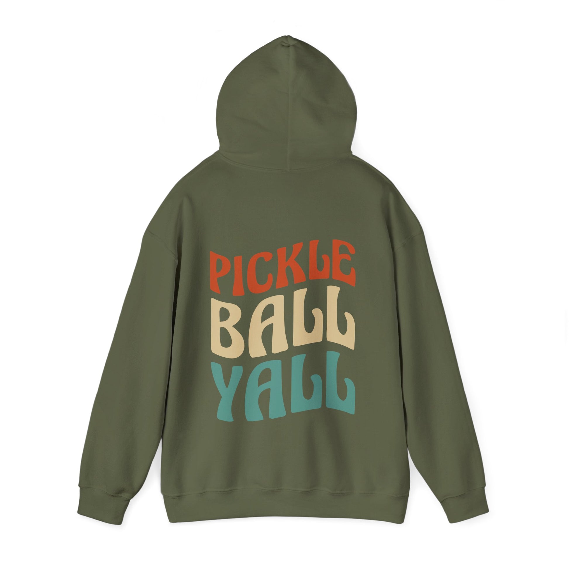 Men's Vibrant Pickleball Hoodie - Pickleball Yall