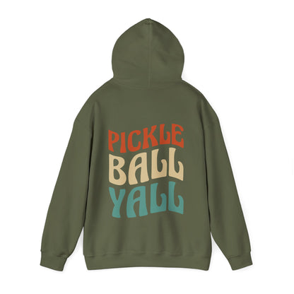 Men's Vibrant Pickleball Hoodie - Pickleball Yall