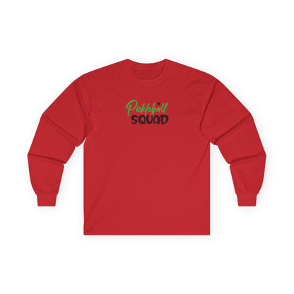 Women's Soft Pickleball Long Sleeves top - Pickleball Squad Red