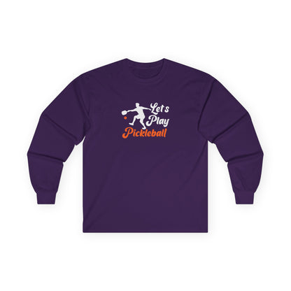 Men's Playful Pickleball Long Sleeves top - Let's Play Pickleball S