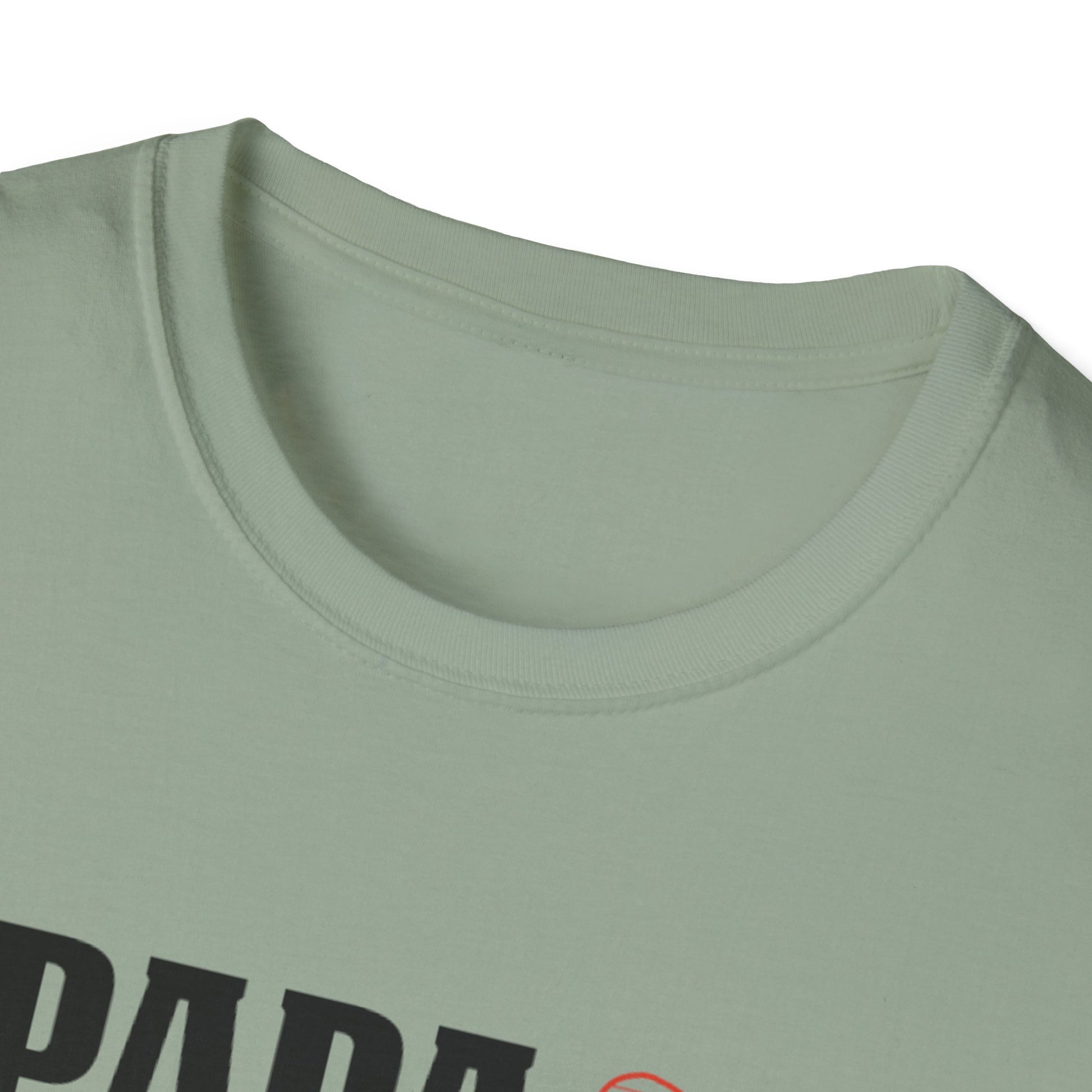 Men's Comfy Pickleball T-shirt - PAPA IS MY NAME PICKLEBALL IS MY GAME