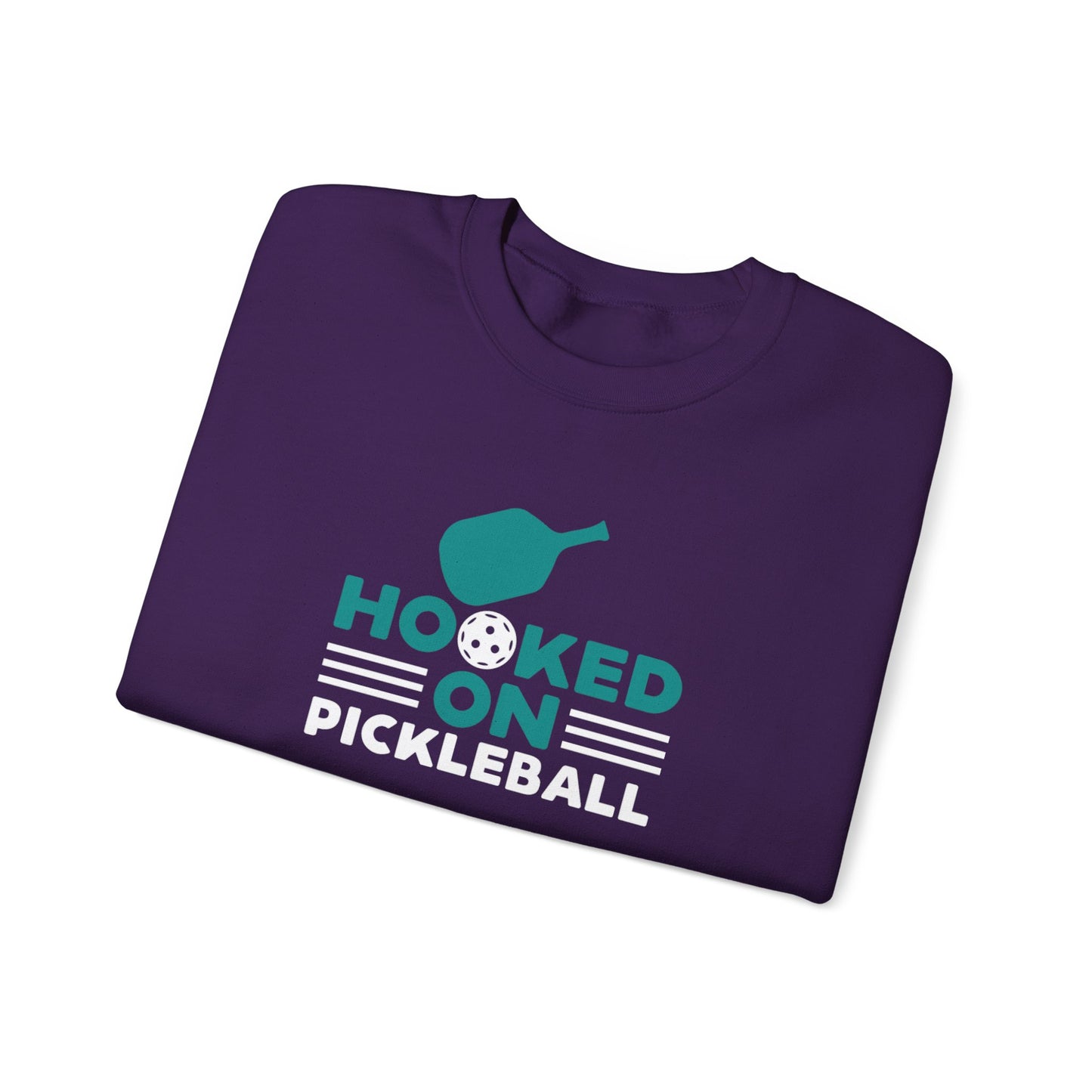 Women's Cool Pickleball Sweatshirt - Hooked on Pickleball