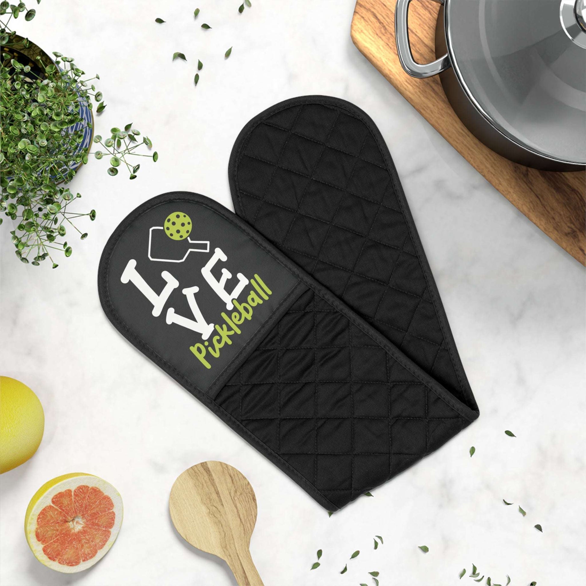 Pickleball Stylish Oven Mitts - Love Pickleball