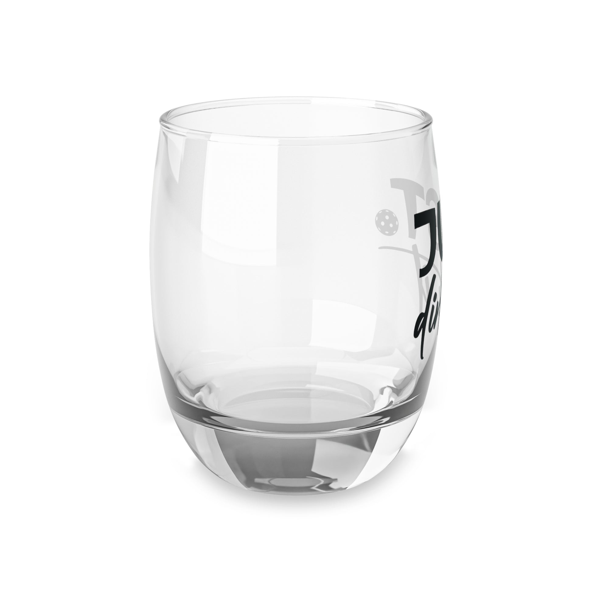 Pickleball Witty Whiskey Glass - Just Dink It
