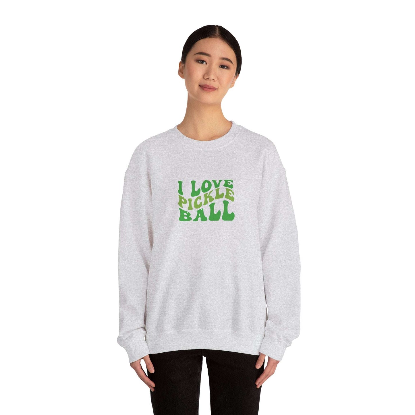 Women's Soft Pickleball Sweatshirt - I Love Pickleball