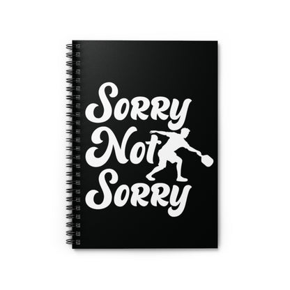 Pickleball Cool Notebook - Sorry Not Sorry