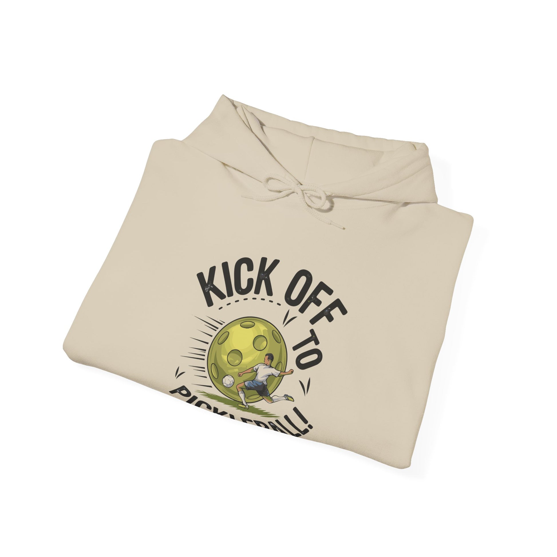 Men's Stylish Pickleball Hoodie - Kick Off to Pickleball