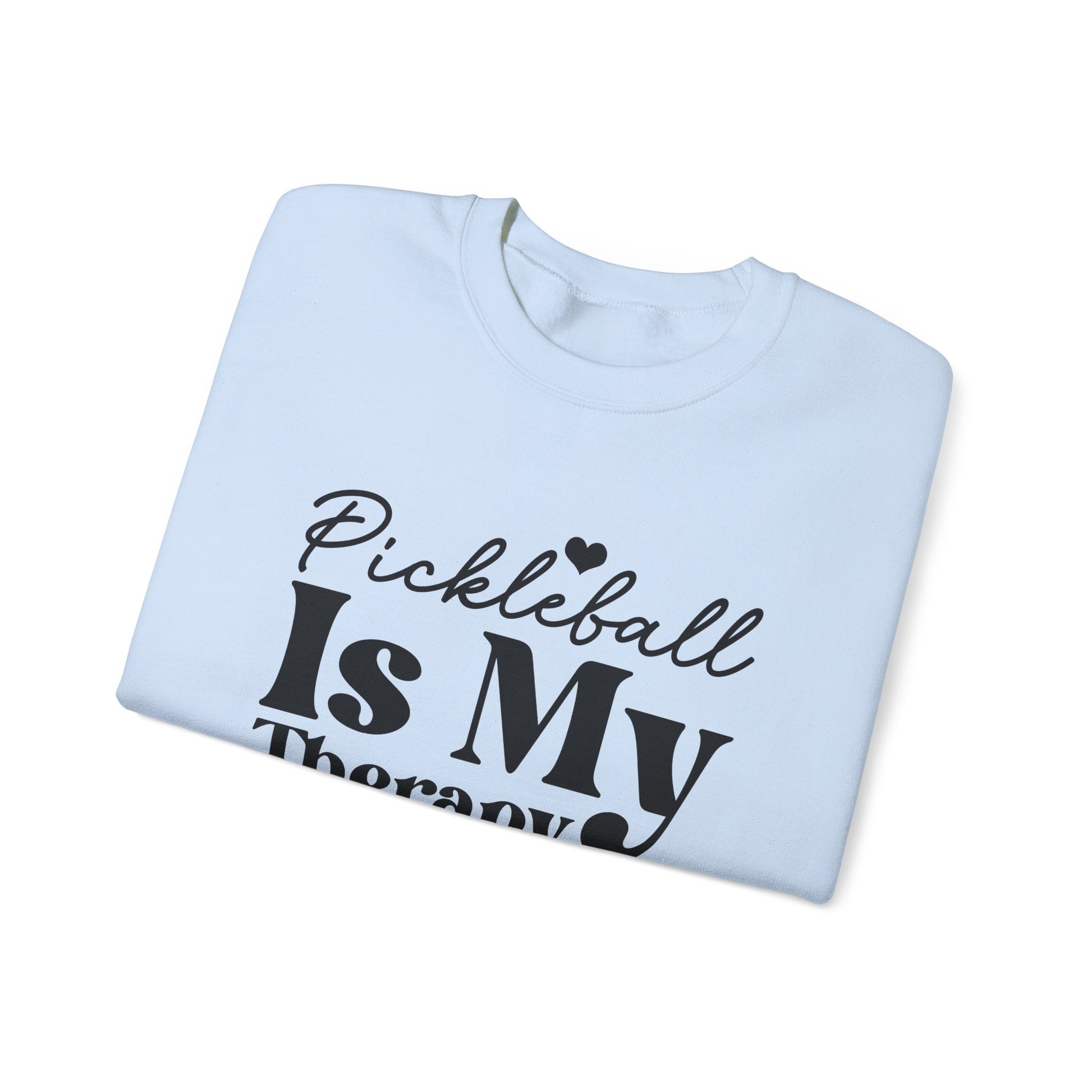Women's Comfy Pickleball Sweatshirt - Pickleball Is My Therapy