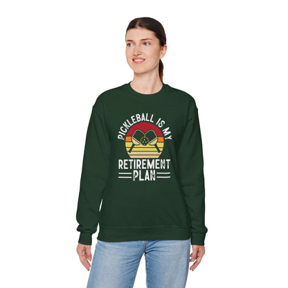 Women's Cool Pickleball Sweatshirt - Pickleball Is My Retirement Plan