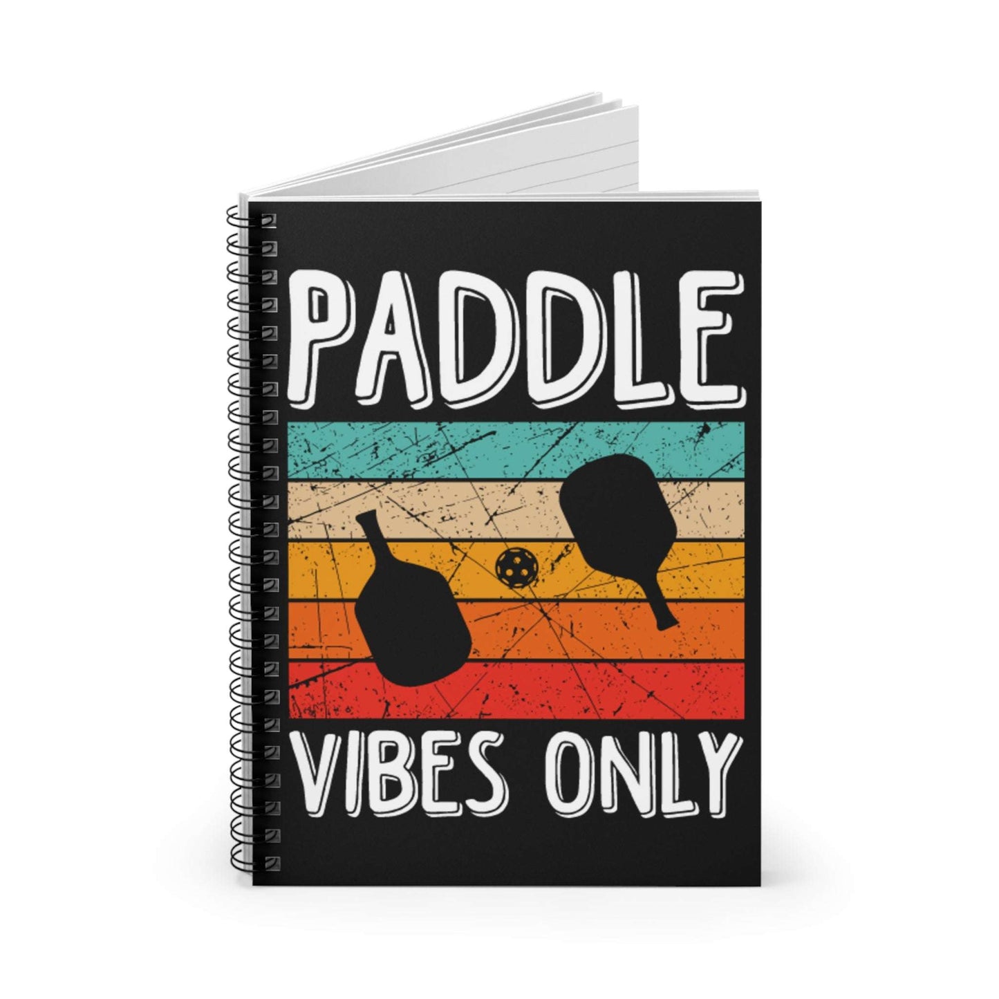 Pickleball Bold Notebook - PADDLE VIBES ONLY