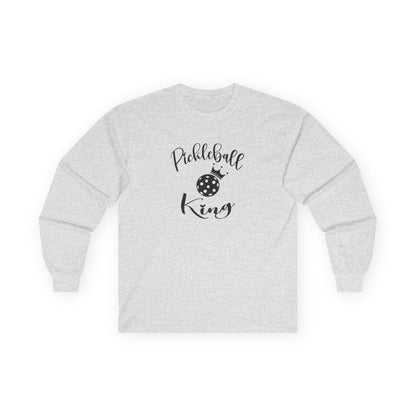 Men's Durable Pickleball Long Sleeves top - Pickleball King Gray