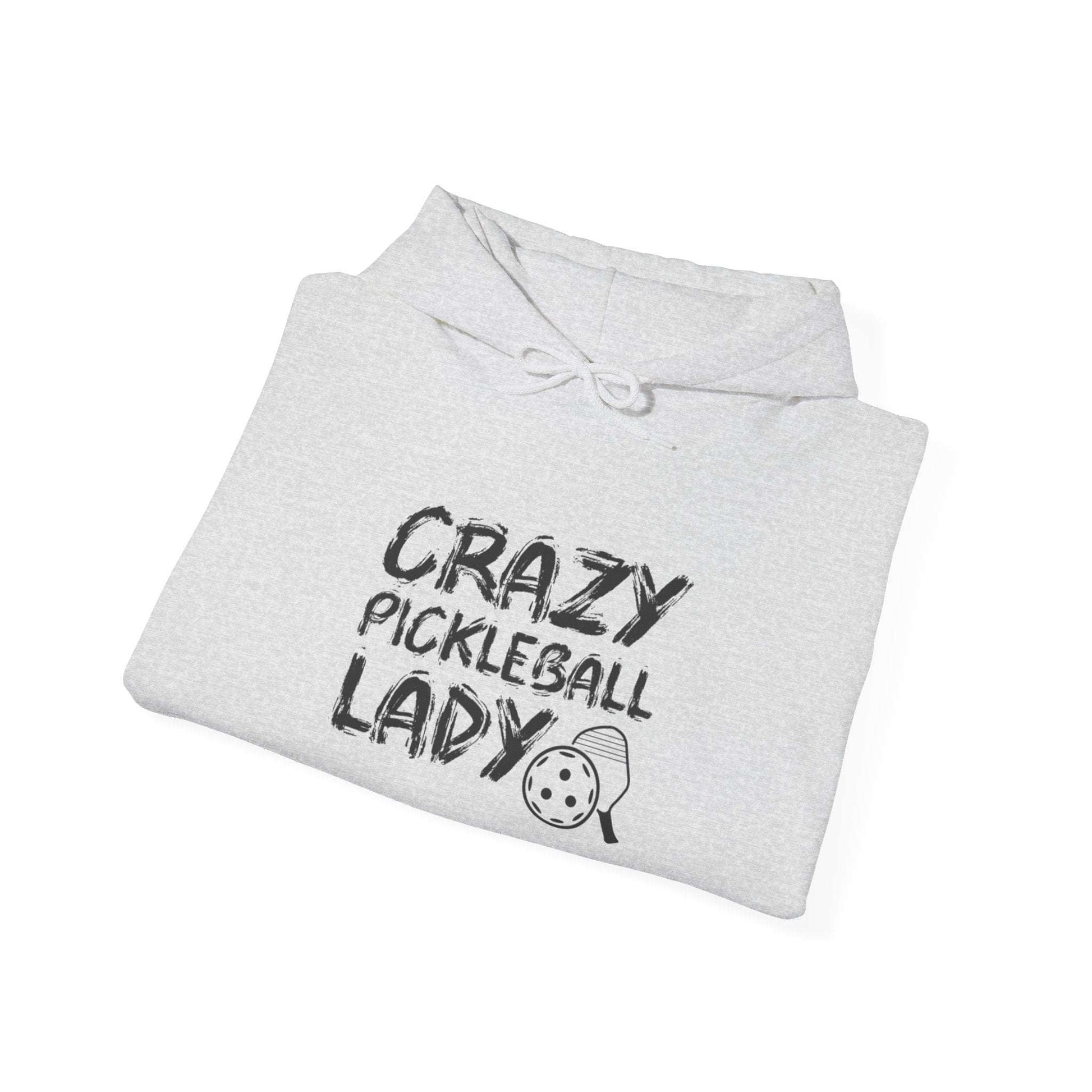 Women's Funny Pickleball Hoodie - Crazy Pickleball Lady