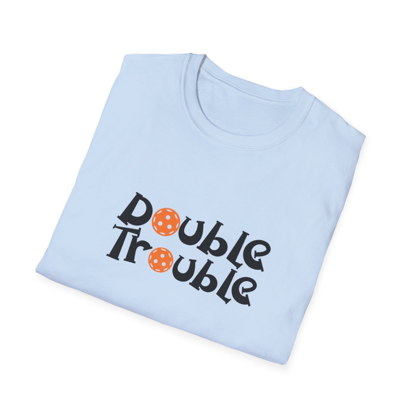 Women's Funny Pickleball T-shirt - Double Trouble